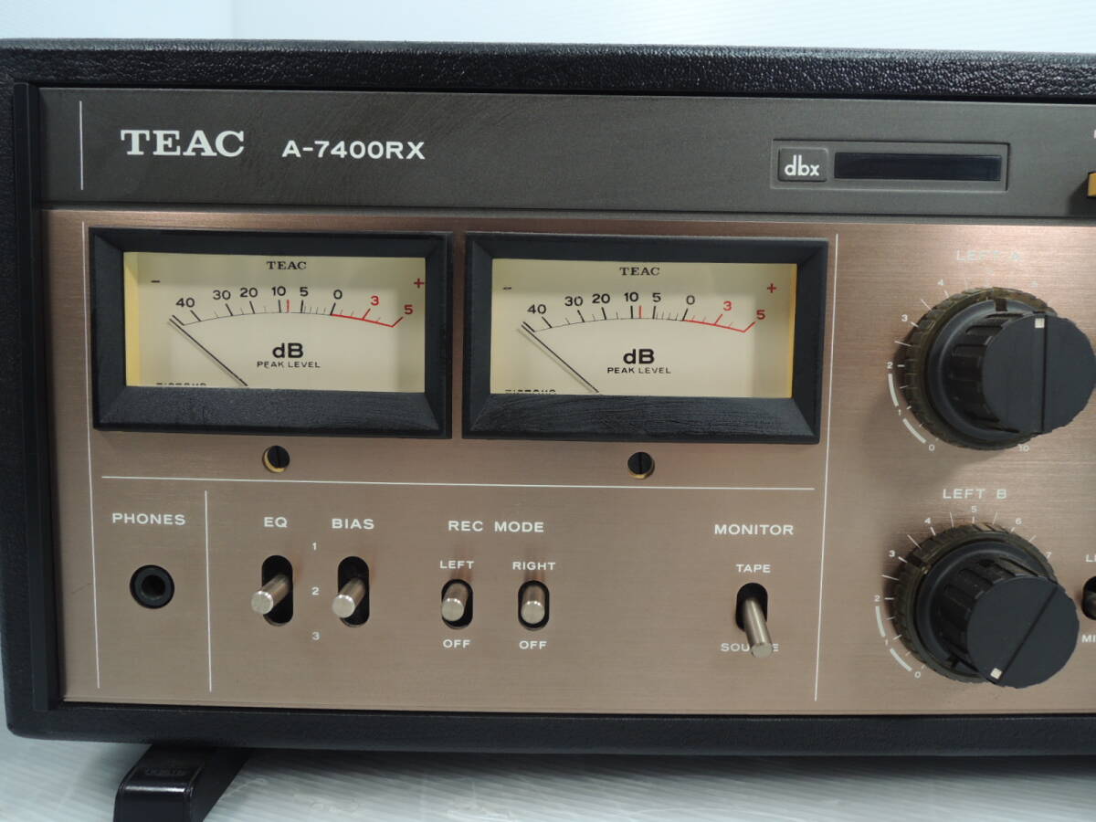 △TEAC ティアック オープンリール アンプ部のみ A-7400RX 電源コードなし 音響機器 オーディオ機器 動作未確認/管理8405B23-01260001_画像2