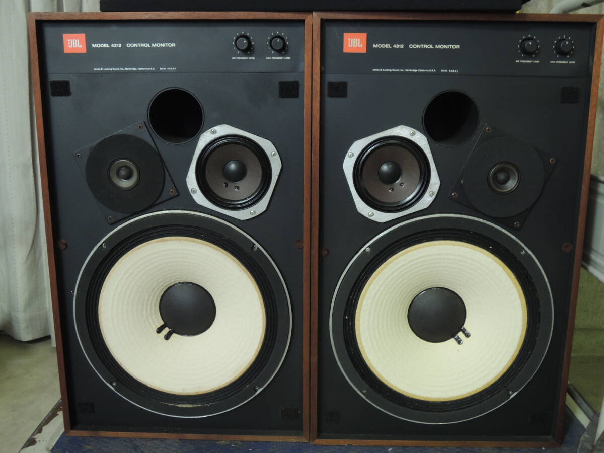 ^*2 mouth *JBL pair speaker 4312 3way Studio monitor speaker CONTROL MONITOR sound equipment sound out has confirmed / control 8420-01260001