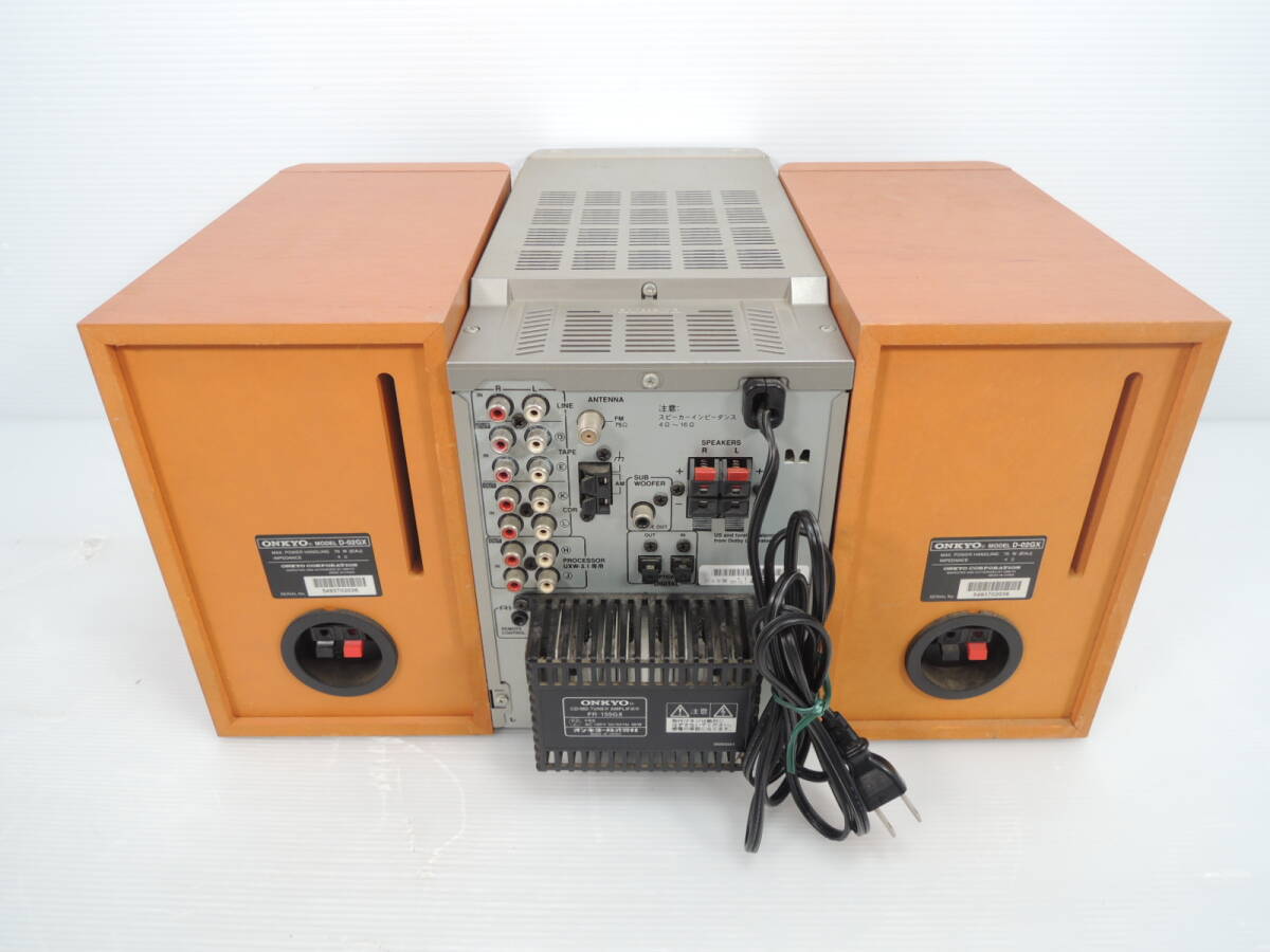 ^ONKYO Onkyo INTEC 155 серии мини компонент FR-155GX/D-02GX CD/MD/FMAM 2004 год производства электризация подтверждено / управление 8503A22-01260001