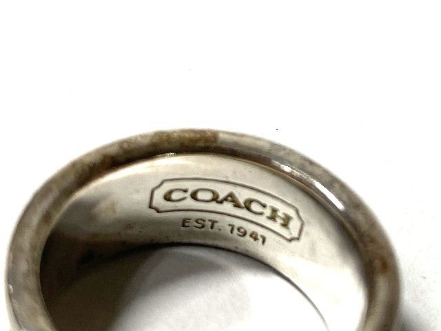 COACH　コーチ　リング　925　指輪　18号　良好品_画像4