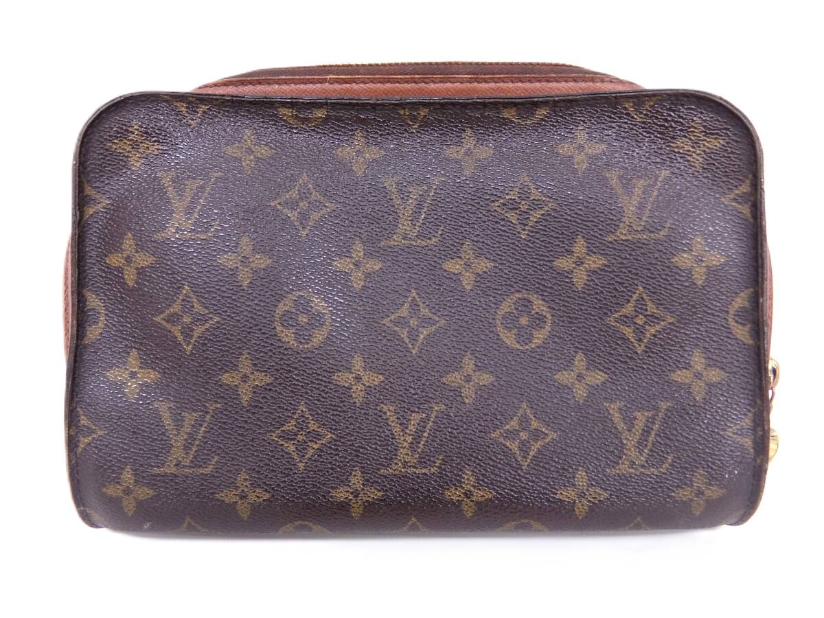 LOUIS VUITTON ルイヴィトン M51790 モノグラム オルセー クラッチ セカンドバッグ メンズ ブラウン系 ジャンク_画像2