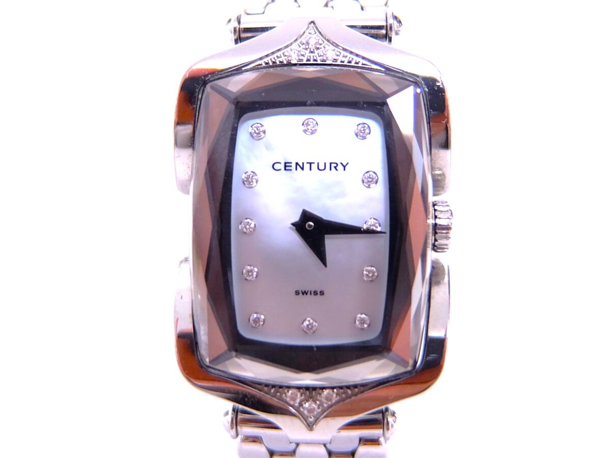  коробка гарантия имеется прекрасный товар CENTURY Century afiniti diamond кварц 432.7.S.12.16.SK SS женский rek язык gyula- часы 