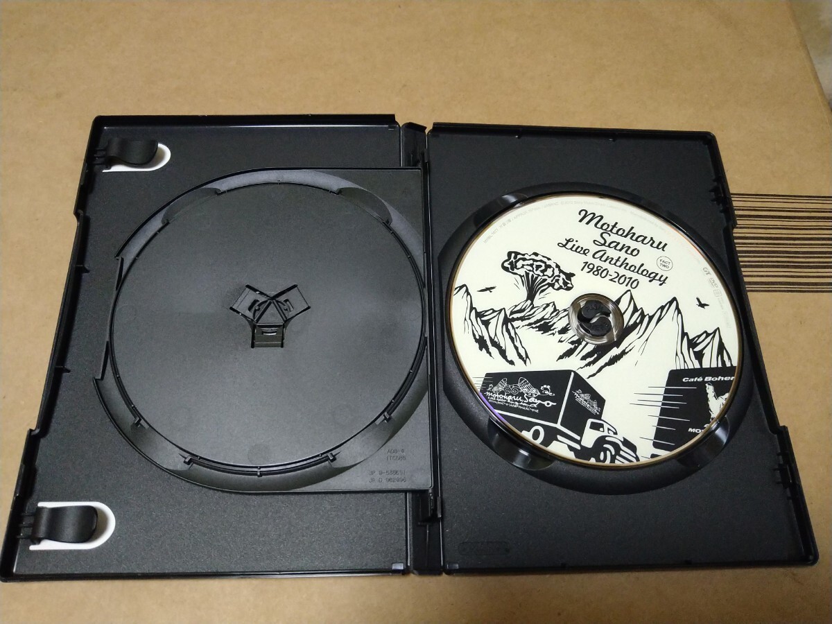 中古品　DVD MOTOHARU SANO 20th anthology 1980 -2010 LIVE DVD 佐野元春 希少品_画像4