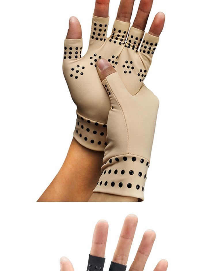  магнитный терапевтические перчатки рука запястье .. защита ...liu вставка магнитный опора для мужчин и женщин палец нет половина палец "дышит" теплоизоляция 