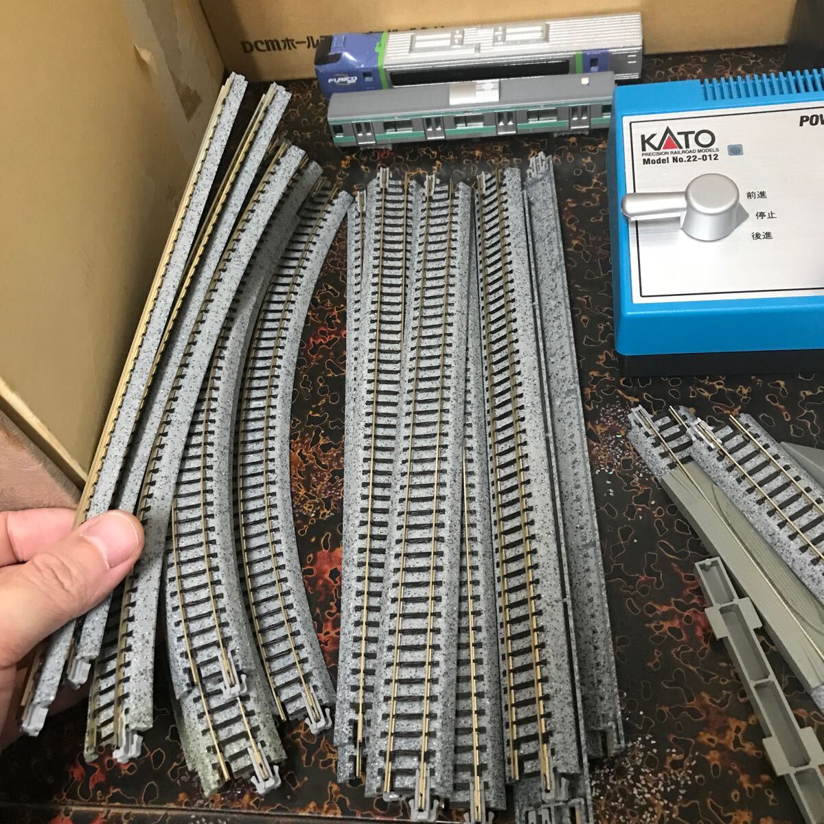  N gauge KATO power pack rail together railroad model Junk complete set 