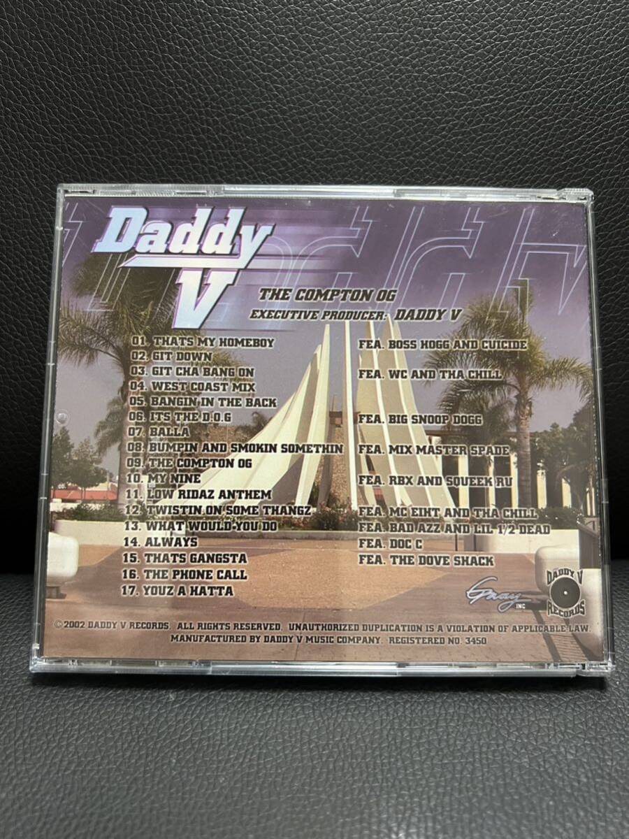 DADDY V The Compton OG G-Rap G-Luv gangsta rap Gラップ ギャングスタラップ hip-hop west cali rare レア Dr.DRE snoop nate G-Funkの画像2