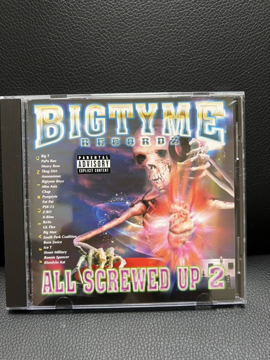 BIGTYME RECORDZ ALL SCREWED UP 2 G-Rap G-Luv gangsta rap Gラップ ギャングスタラップ hip-hop tx texas houston DJ Screw rare レアの画像1