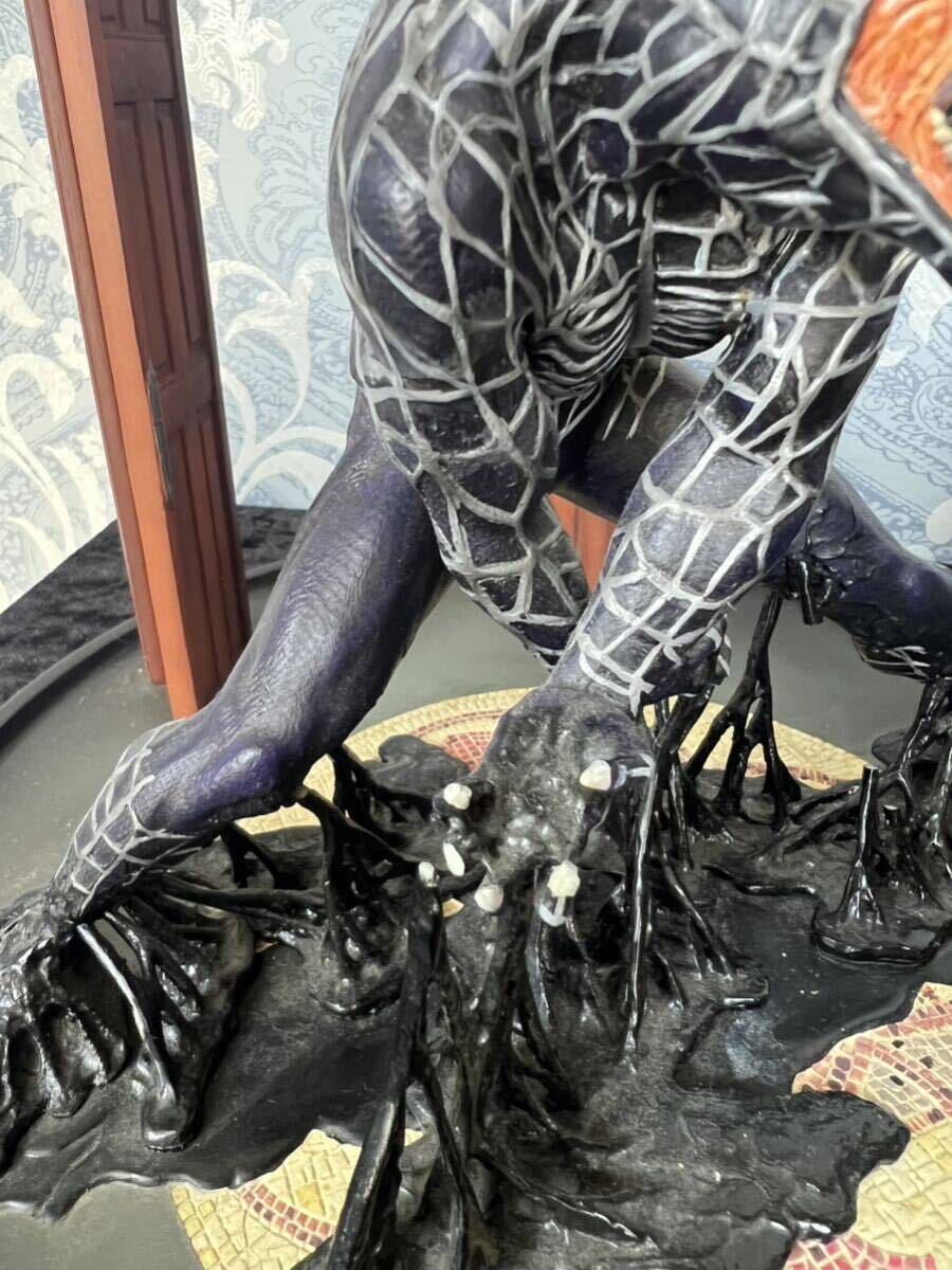 ma- bell Spider-Man venom black suit figure 3 point set Junk 