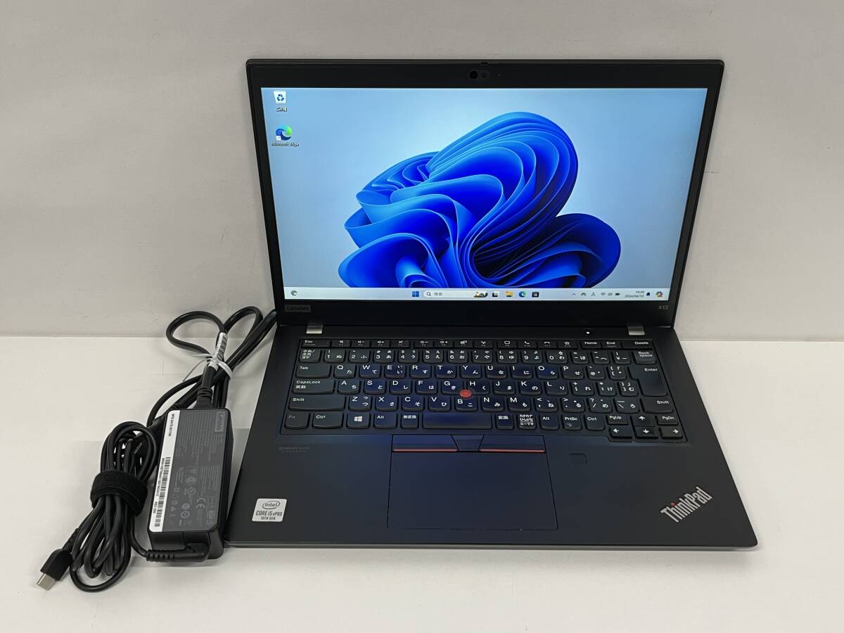 (訳あり)Lenovo ThinkPad X13 Gen1 TP00106C / Core i5-10310U 1.70GHz / 8GB / SSD 256GB / Windows 11Pro / 13.3インチ_画像1