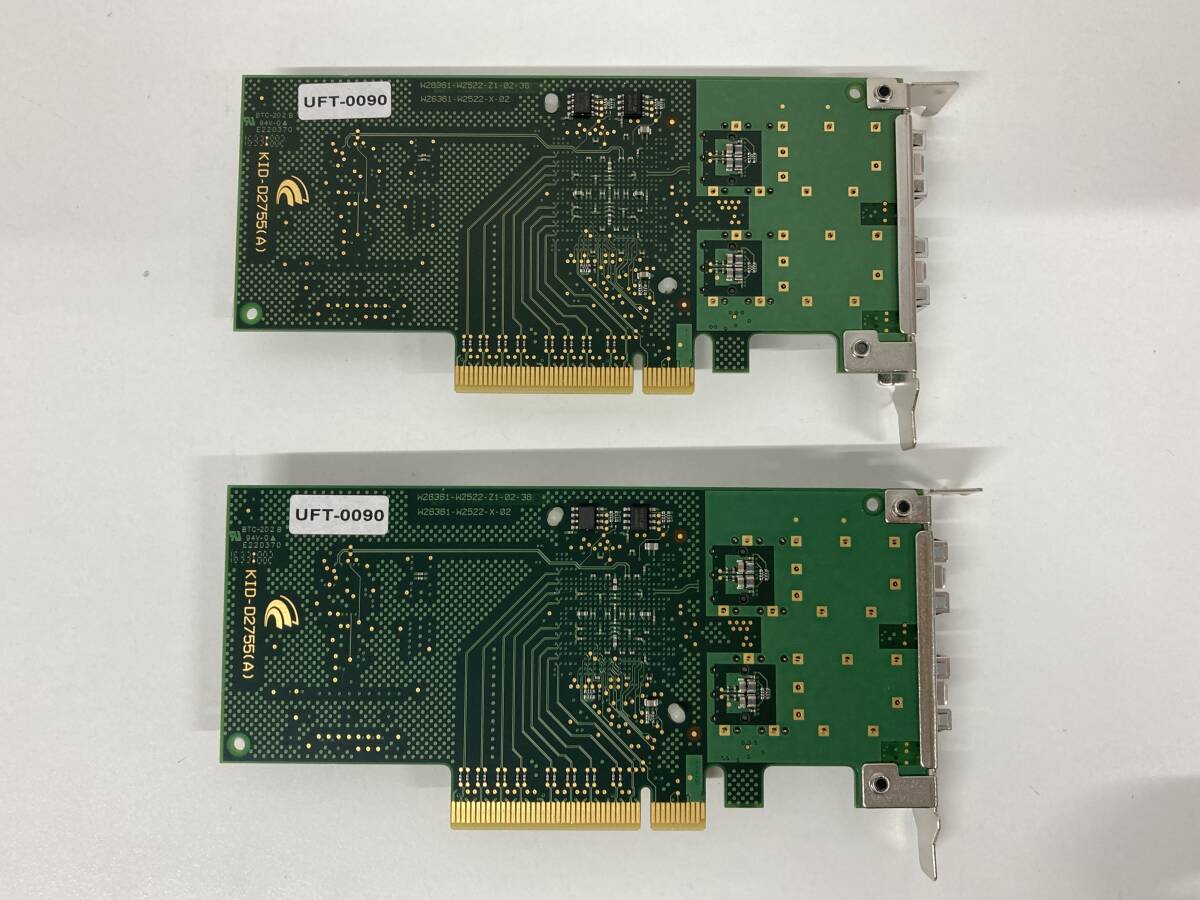 (２個セット)富士通 FUJITSU D2755-A11 2ポートx10Gb PCIe Ethernet Network Adapterの画像2