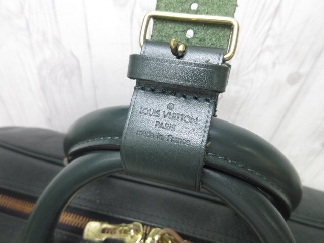 極美品 LOUIS VUITTON ルイヴィトン タイガ ケンダルPM エピセア ボストンバッグ バッグ M30124 緑 2WAY メンズ 70612の画像6
