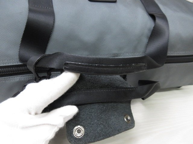  превосходный товар TUMI Tumi сумка "Boston bag" сумка на плечо сумка нейлон × кожа серый × чёрный A4 место хранения возможно 2WAY мужской 71315