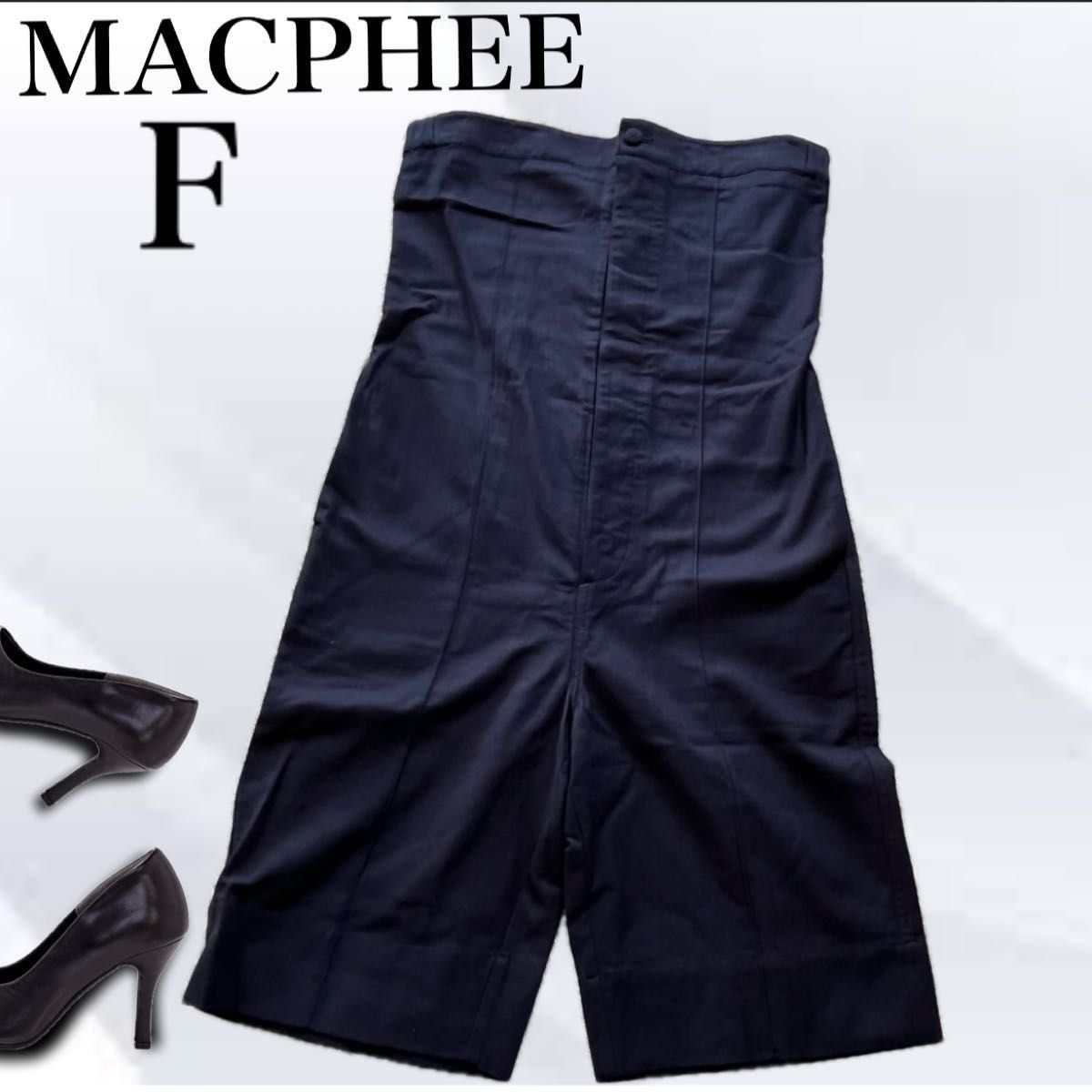 MACPHEE マカフィー ベアトップ パンツ サイズ36 ネイビー ミニ MACPHEE マカフィー ベアトップ パンツ サイズ36 ネイビー ミニ