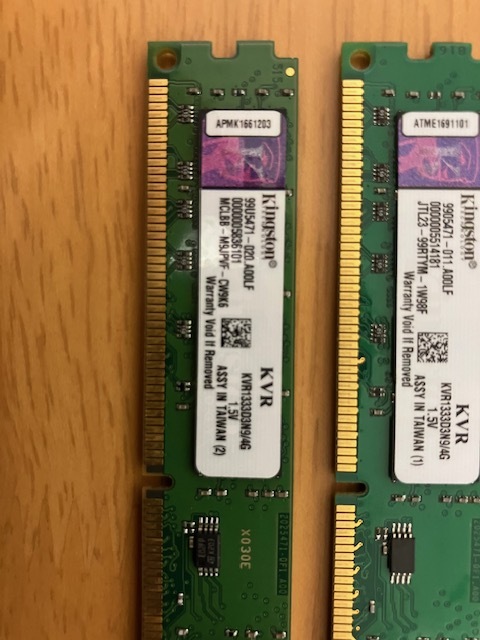 【動作確認済み】デスクトップ用 DDR3 メモリ 4GB PC3-12800 ×4枚セット(合計16GB)
