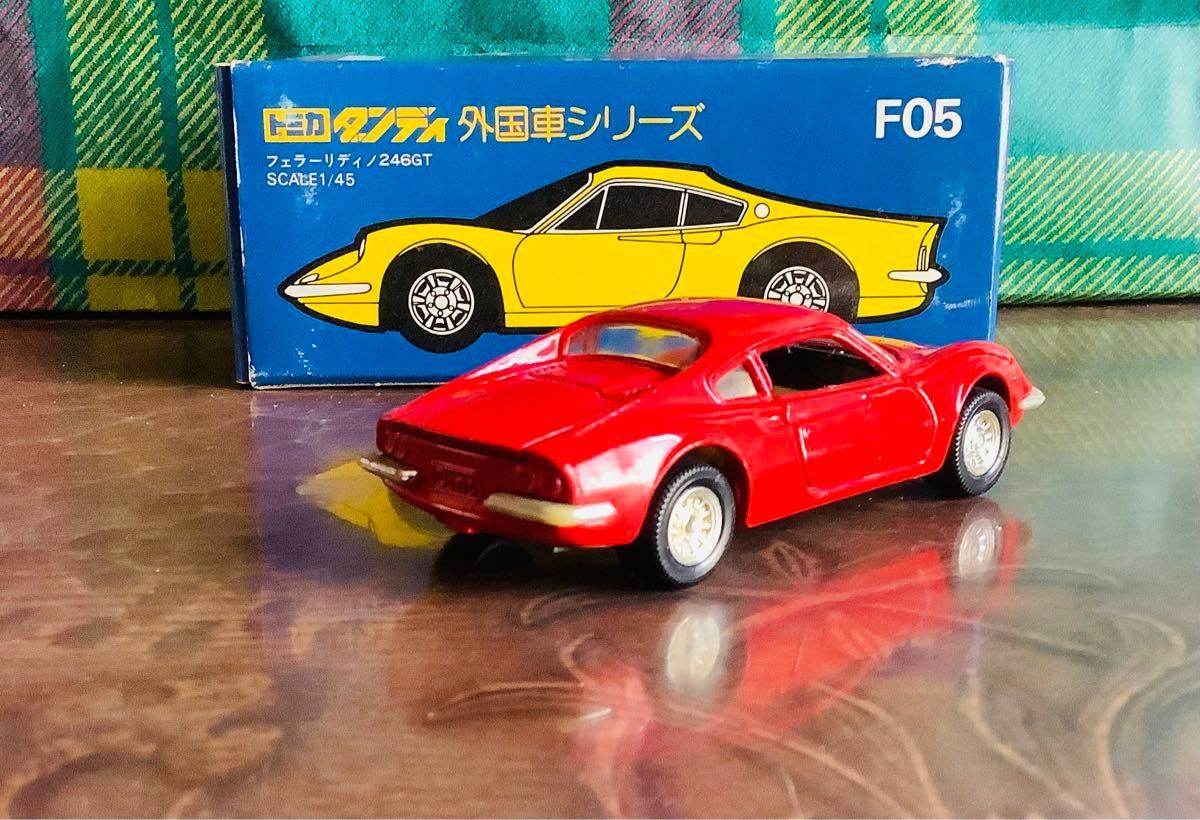 ミニカー トミカ　トミカダンディ フェラーリディノ246GT Ferrari  Dino 当時物