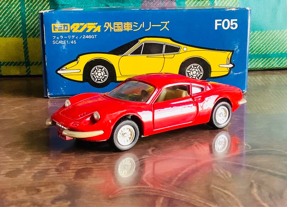 ミニカー トミカ　トミカダンディ フェラーリディノ246GT Ferrari  Dino 当時物