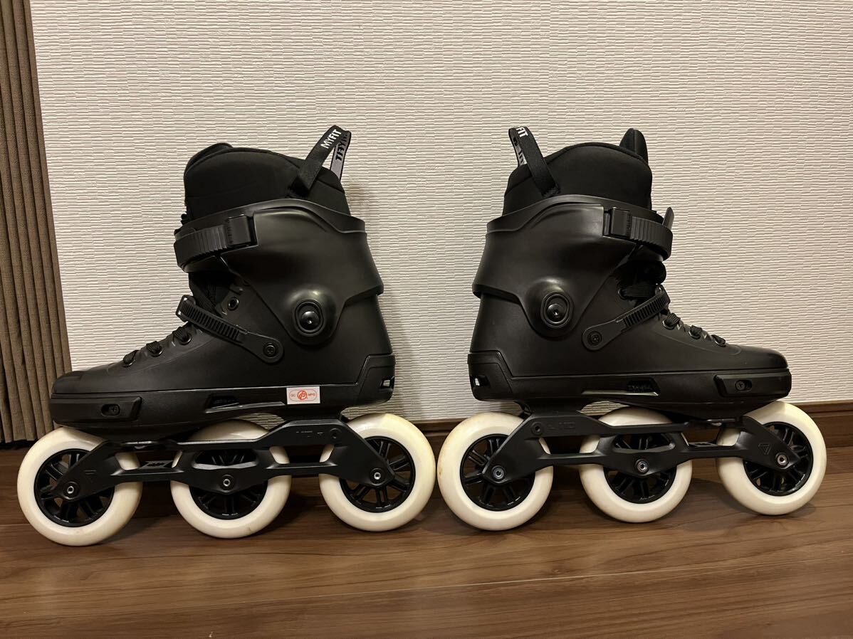 試走のみ　POWERSLIDE Next Core 110 Inline Skates Black EU 44-45 パワースライド 28.5cm ローラーブレード　オフトレ　ROLLERBLADE _画像5