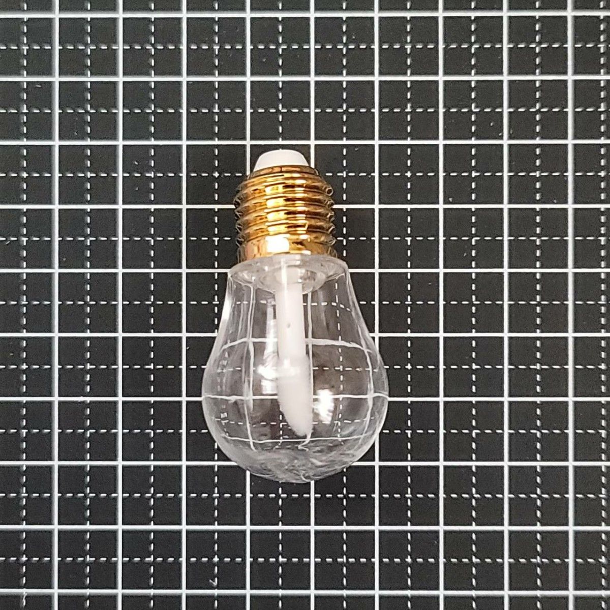 LED 電球型 リップグロス 空容器 アトマイザー アンティーク