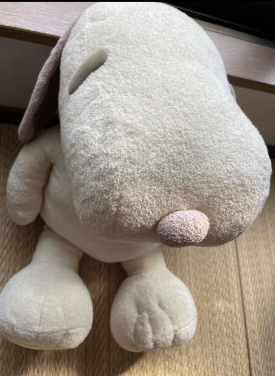 タグ付 スヌーピー 特大 ぬいぐるみ 寝そべり SNOOPY PEANUTS ピーナッツ もこもこ_画像4