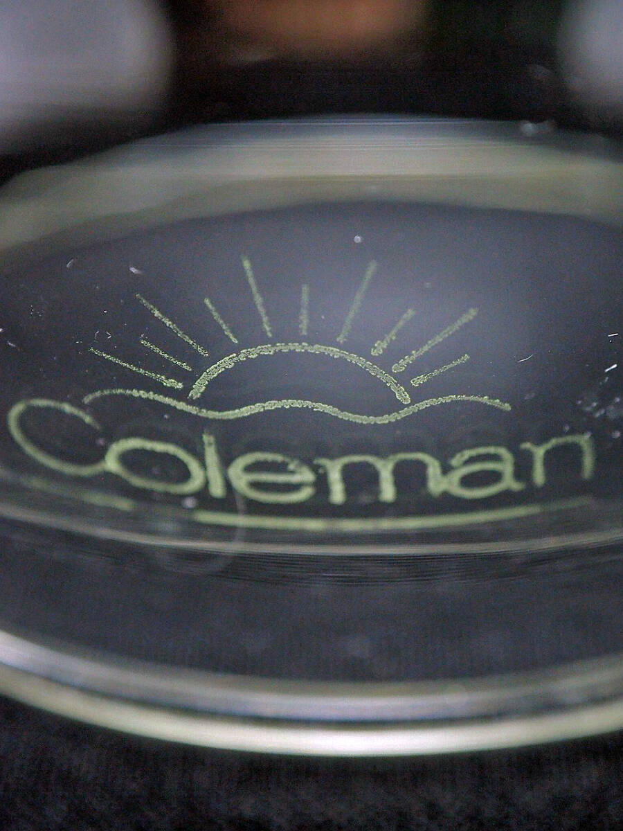 Coleman コールマン グリーンサンシャイン　ビンテージ　グローブ グリーンレター 緑文字 200 200A 200B 201 202 242に使えます 3_画像1