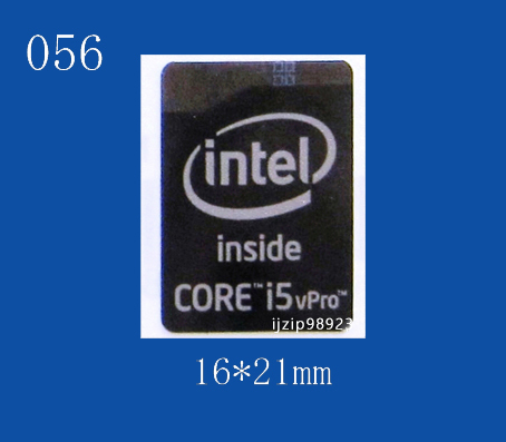 即決056【 Intel CORE i5 vPro 】エンブレムシール追加同梱発送OK■ 条件付き送料無料 未使用_画像1