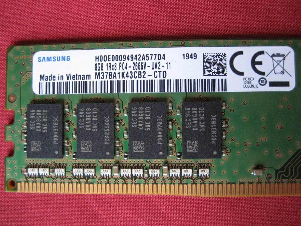 送料無料◆8GB◆DDR4-2666（PC4-21300）◆Samsung◆_画像2