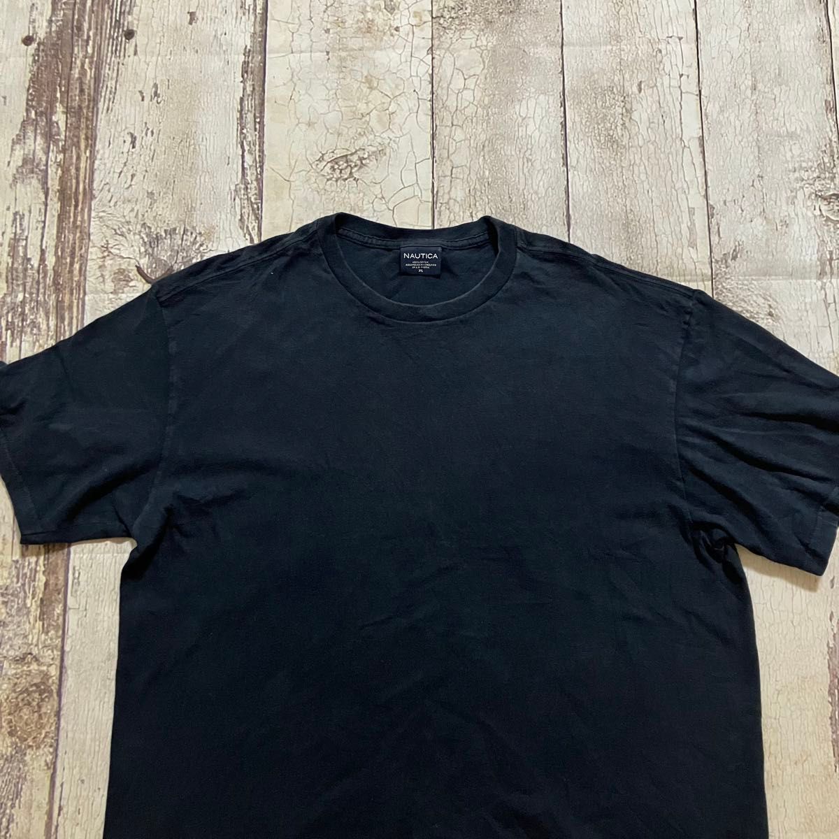 NAUTICA ノーティカ 半袖tシャツ メンズ XL ブラック オーバーサイズ クルーネック 100％コットン アメリカ