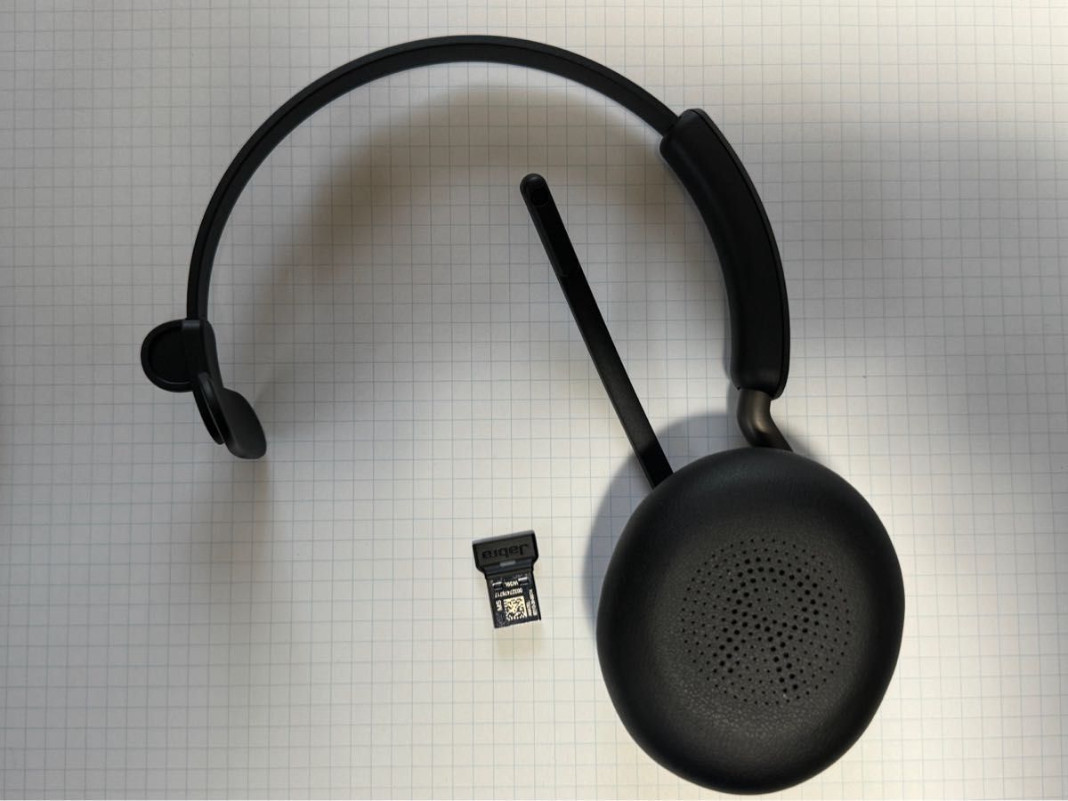 Jabra EVOLVE2 65 片耳タイプ ワイヤレス　ヘッドセット充電器なし USB-Aトグル接続　Bluetooth接続両用