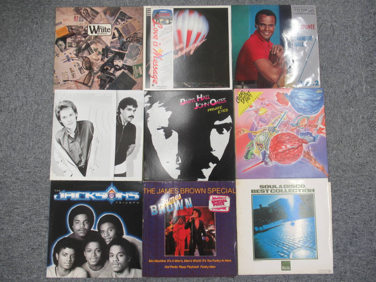 B70●ソウル / R&B / ブラックミュージック　LPレコード 9組まとめ THE JACKSONS、James Brown、Belafonte、The White Brothers など　SOUL_画像1