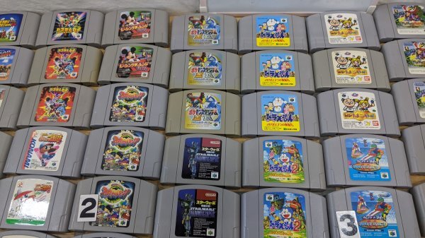  Nintendo 64 soft 100 piece summarize operation verification ending cleaning being completed TPY05102401