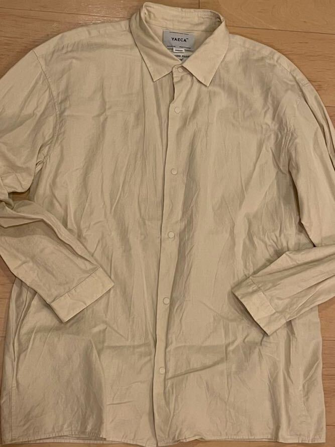 yaeca コンフォートシャツ シルク コットン Mサイズ