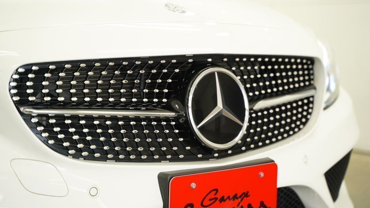 【ブラックver】 W205 S205 C205 メルセデス ベンツ Cクラス 前期 ダイアモンドグリル AMG C43 ダイアモンドスタイル Mercedes-Benz Cclass_画像8
