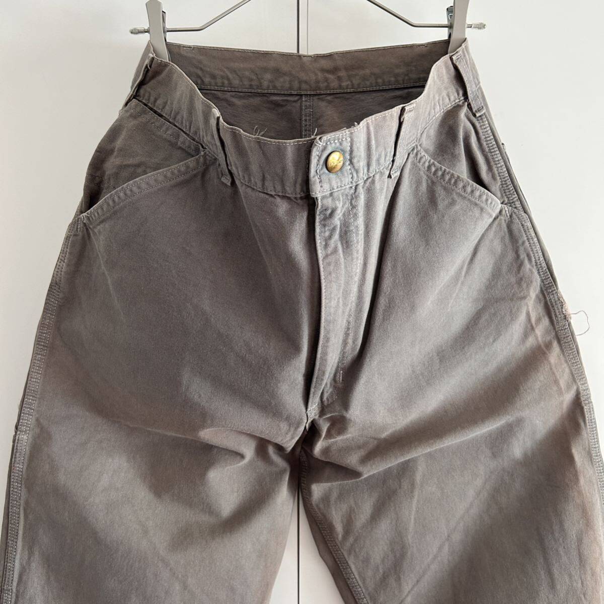 90s carhartt カーハート USA製 ペインターパンツ カーペンターパンツ w36 フェード ワーク 古着 ボロ ヴィンテージの画像1