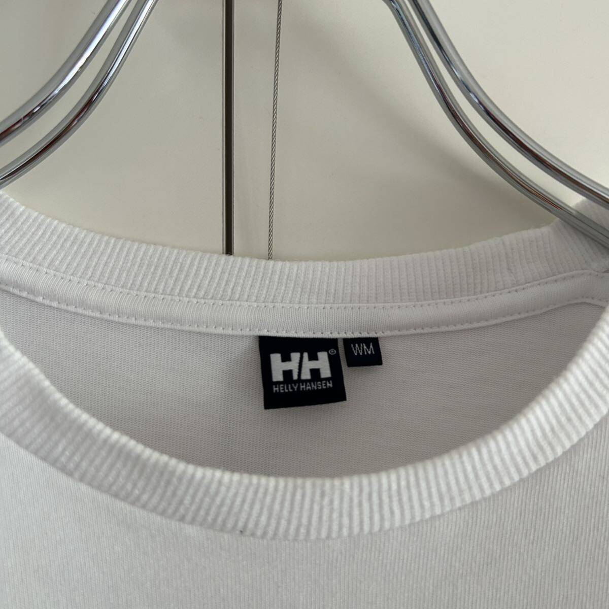 HELLY HANSEN ヘリーハンセン ロゴTシャツ W/M アウトドア ホワイトの画像3