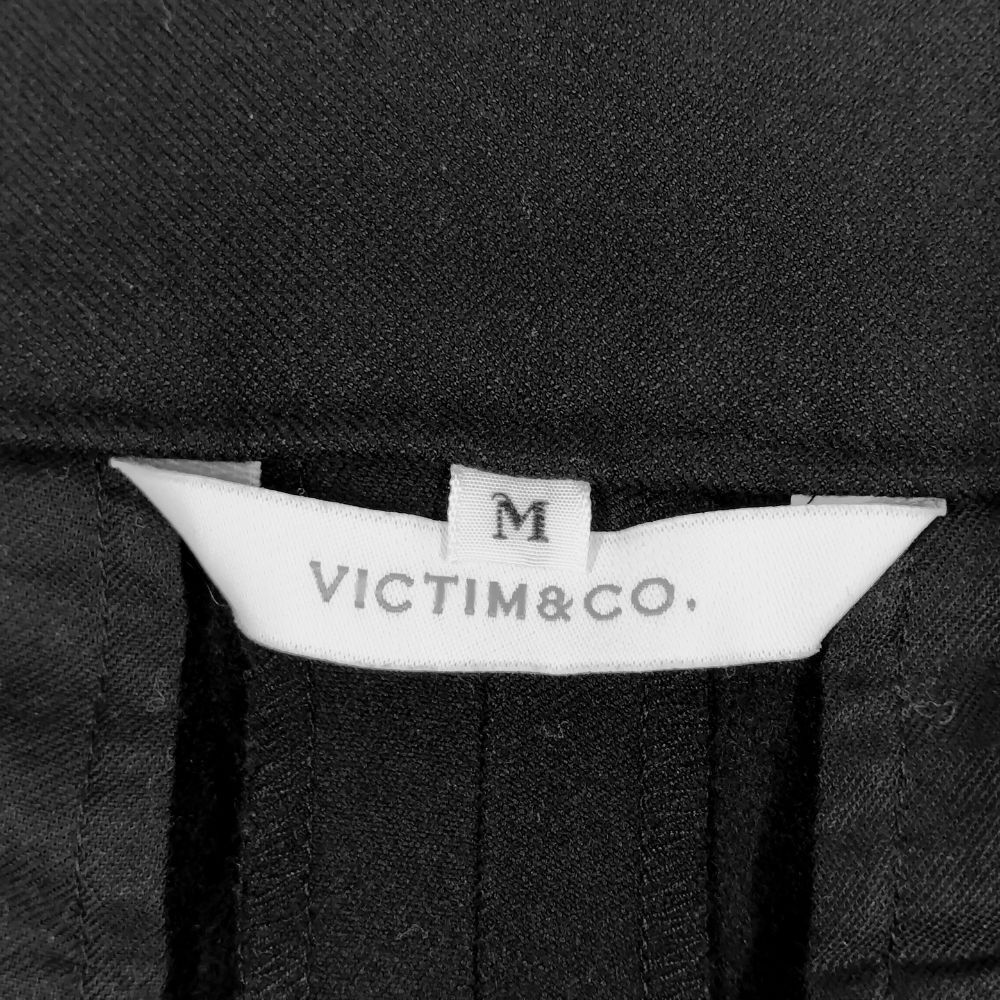 VICTIM ヴィクティム 品番 VTM-23-P-103 BAGGY SLACKS バギースラックス パンツ ブラック サイズM 正規品 / B5267_画像5