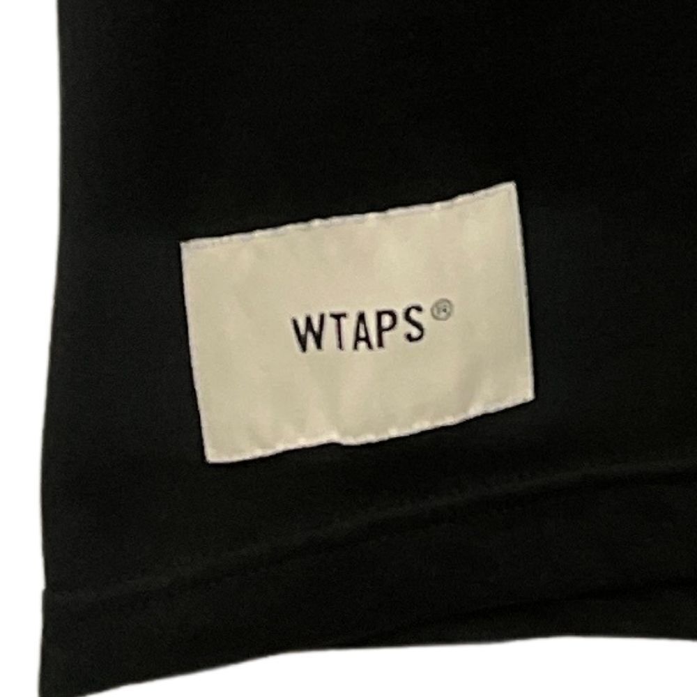 WTAPS ダブルタップス 23SS 231ATDT-CSM37 SAC 01/SS/CTPL ポケット付 半袖Ｔシャツ ブラック サイズ3 正規品 / 34280_画像3