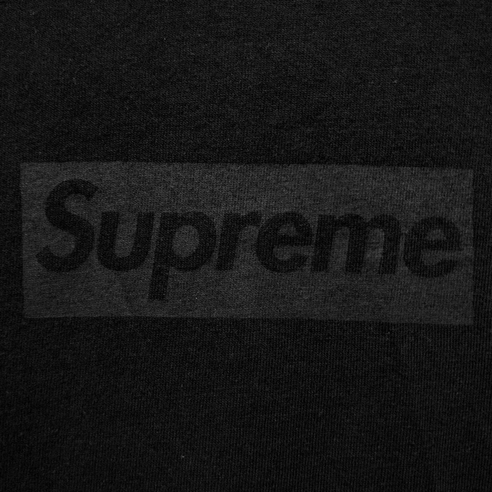 SUPREME シュプリーム Tonal Box LogoTee トーナルボックス ロゴ Tシャツ 半袖 ブラック サイズ L 正規品 / 34265_画像2
