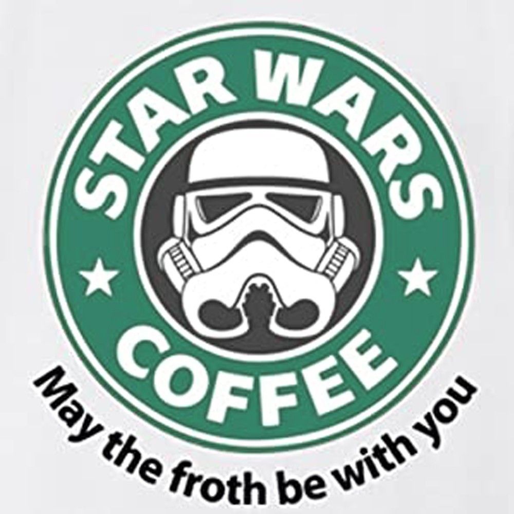 【父の日セール】スターウォーズ スターバックス おもしろ Tシャツ グレー Mサイズ