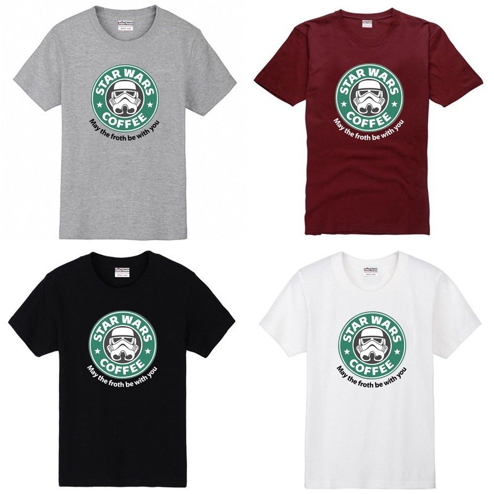 【父の日セール】スターウォーズ スターバックス おもしろ Tシャツ グレー Mサイズ