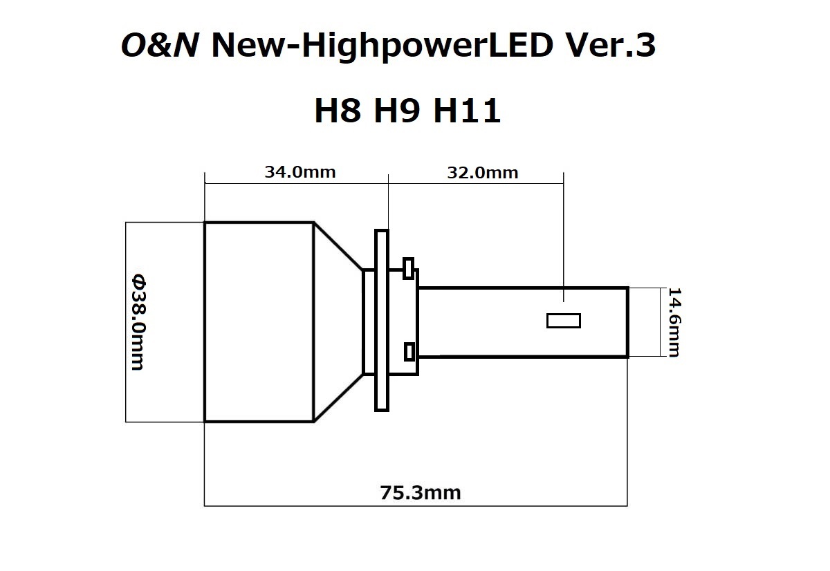 【最強】令和6年最新 アップデート リフレクターLED最強 New-HighpowerLED Ver.3 180W 65,000LM H8 H9 H11 他社製品より暗ければ全額返金_画像7