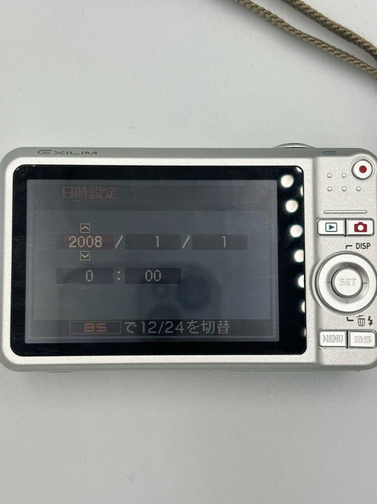 CASIO カシオ EXILIM エクシリムEX-Z80コンパクトデジタルカメラ シルバー 通電確認済み ⑤の画像5
