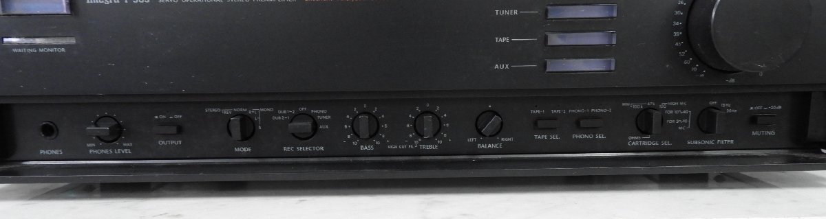 * ONKYO Onkyo Integra P-309 pre-amplifier * used *