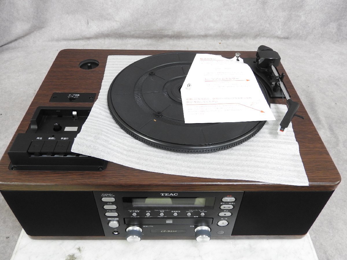 * TEAC Teac LP-R520 2023 year made cassette player attaching CD recorder box attaching * unused goods *