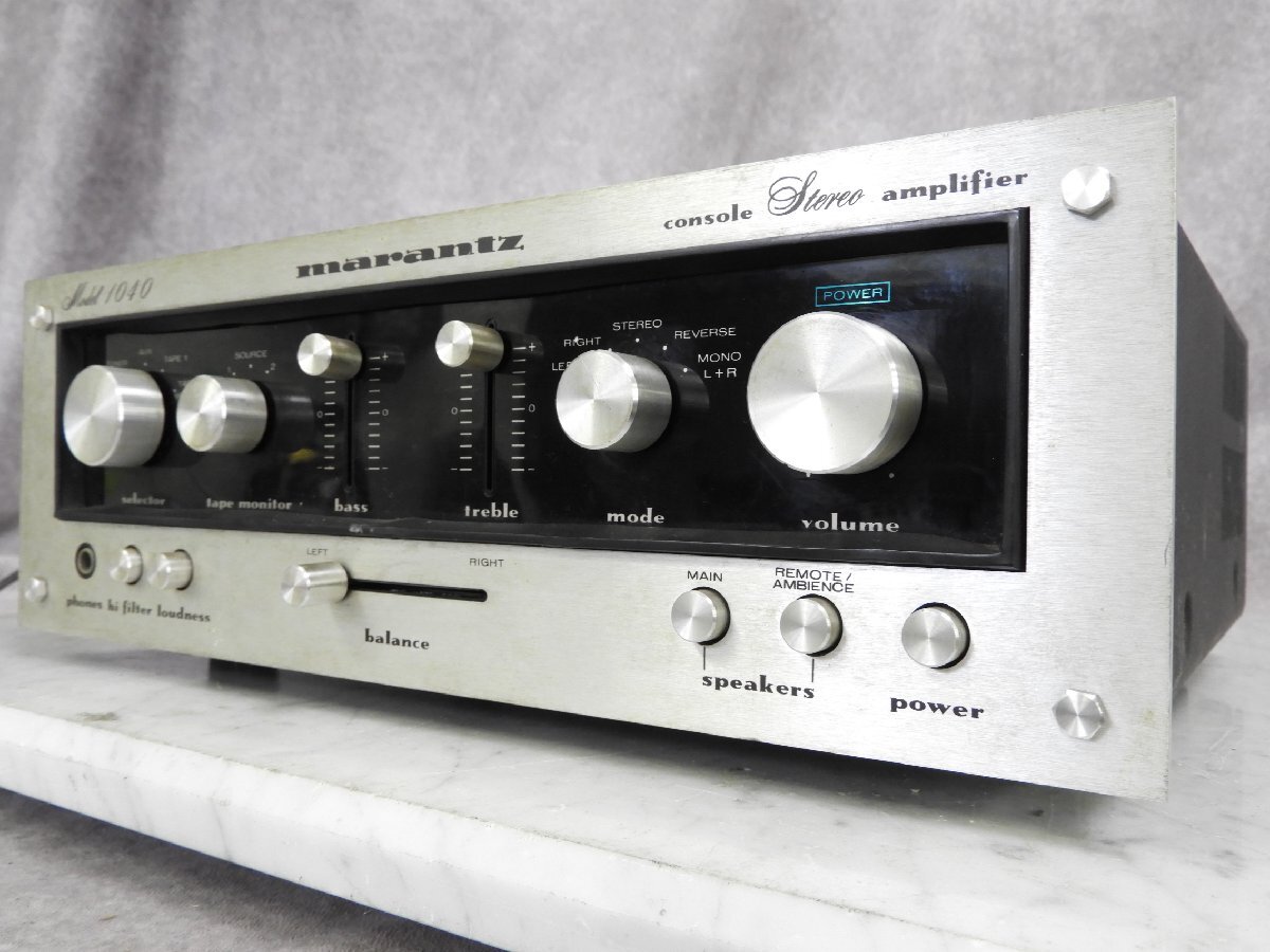 ☆ Marantz マランツ プリメインアンプ Model 1040 ☆中古☆の画像3