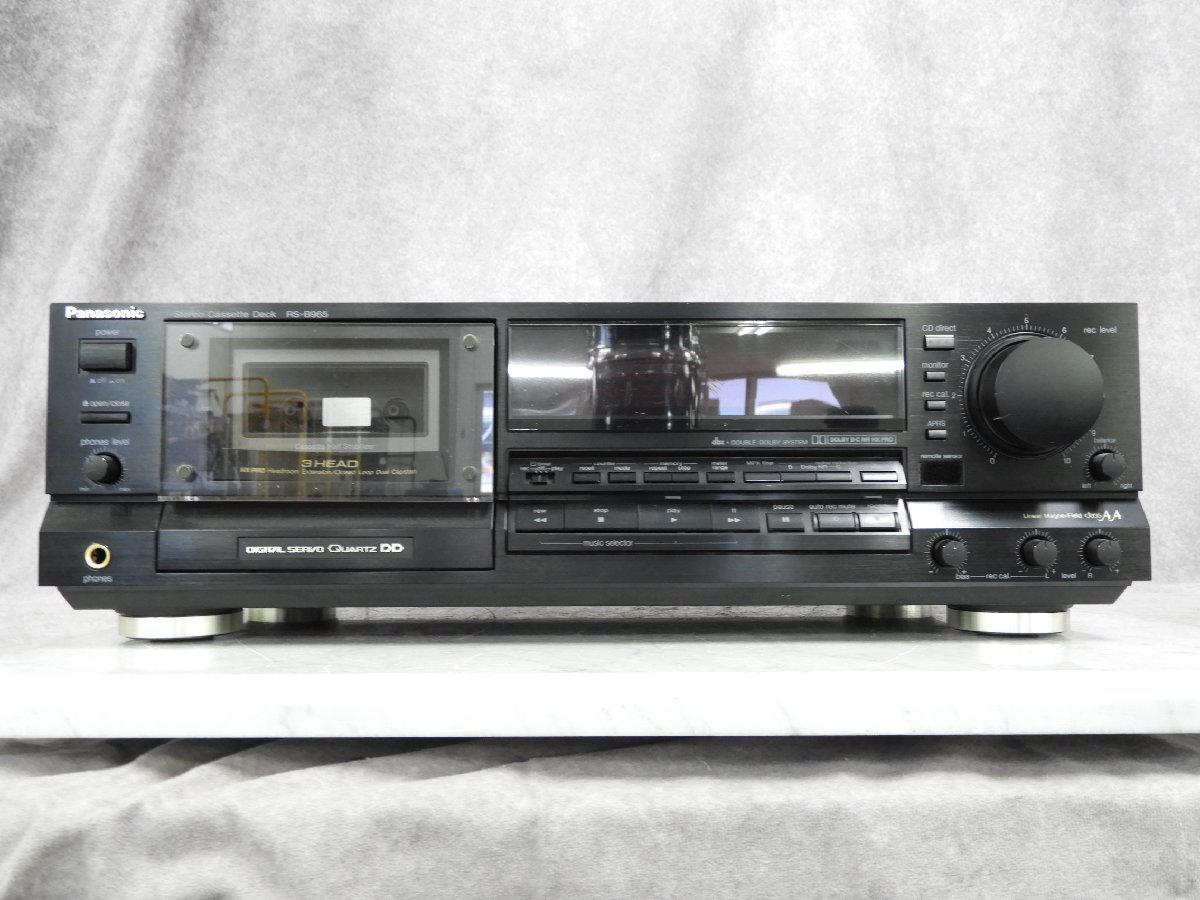* Panasonic Panasonic RS-B965 cassette deck * Junk *