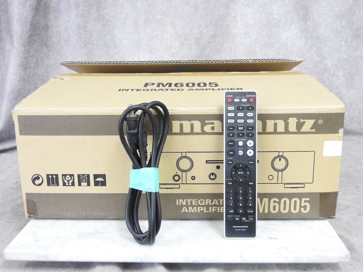 ☆Marantz マランツ PM6005 プリメインアンプ 箱付き ☆ジャンク☆の画像9