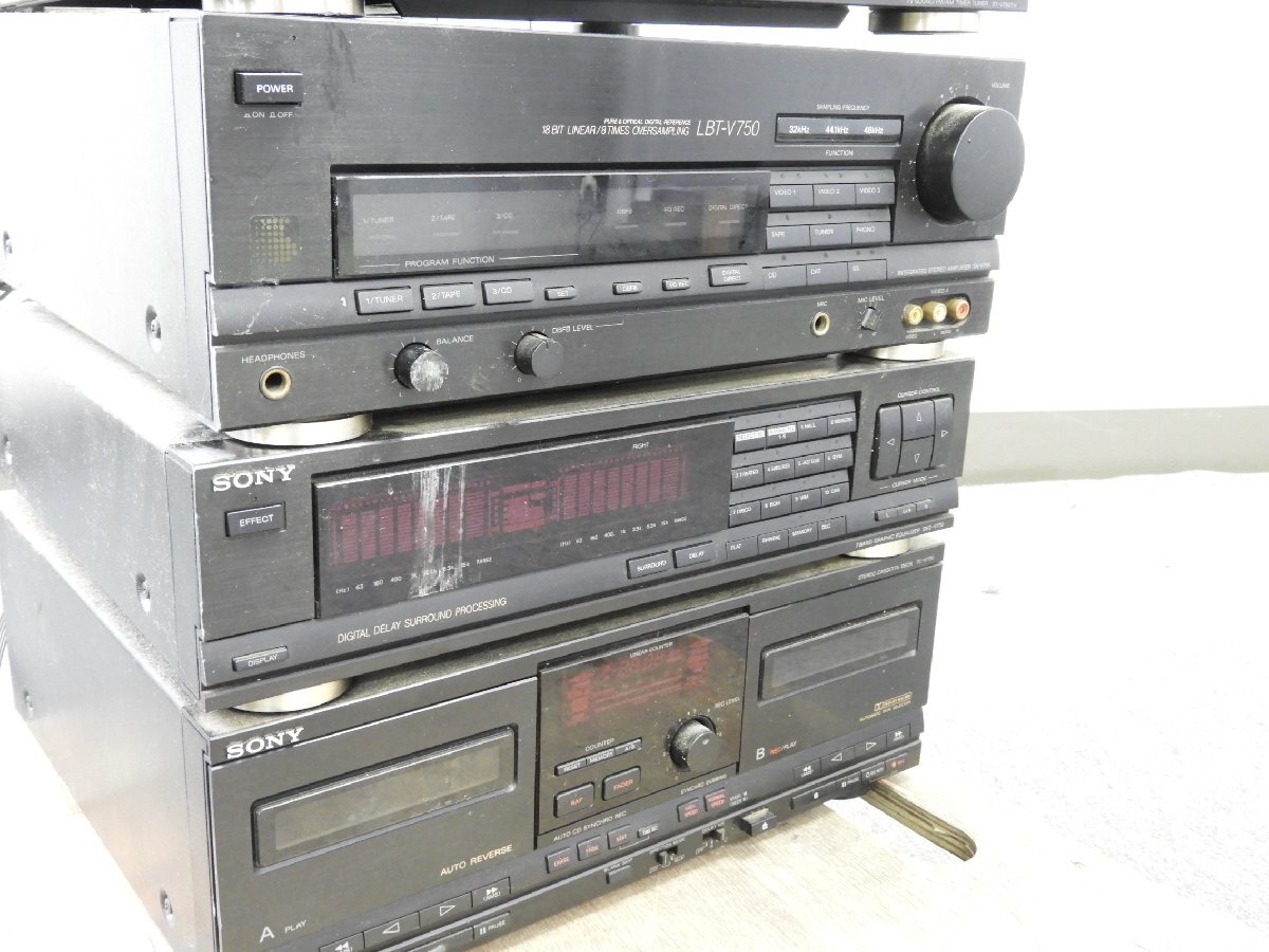 * SONY Sony TC-V750 CDP-V750 ST-V750TV TA-V750 SEQ-V750 system player * present condition goods *