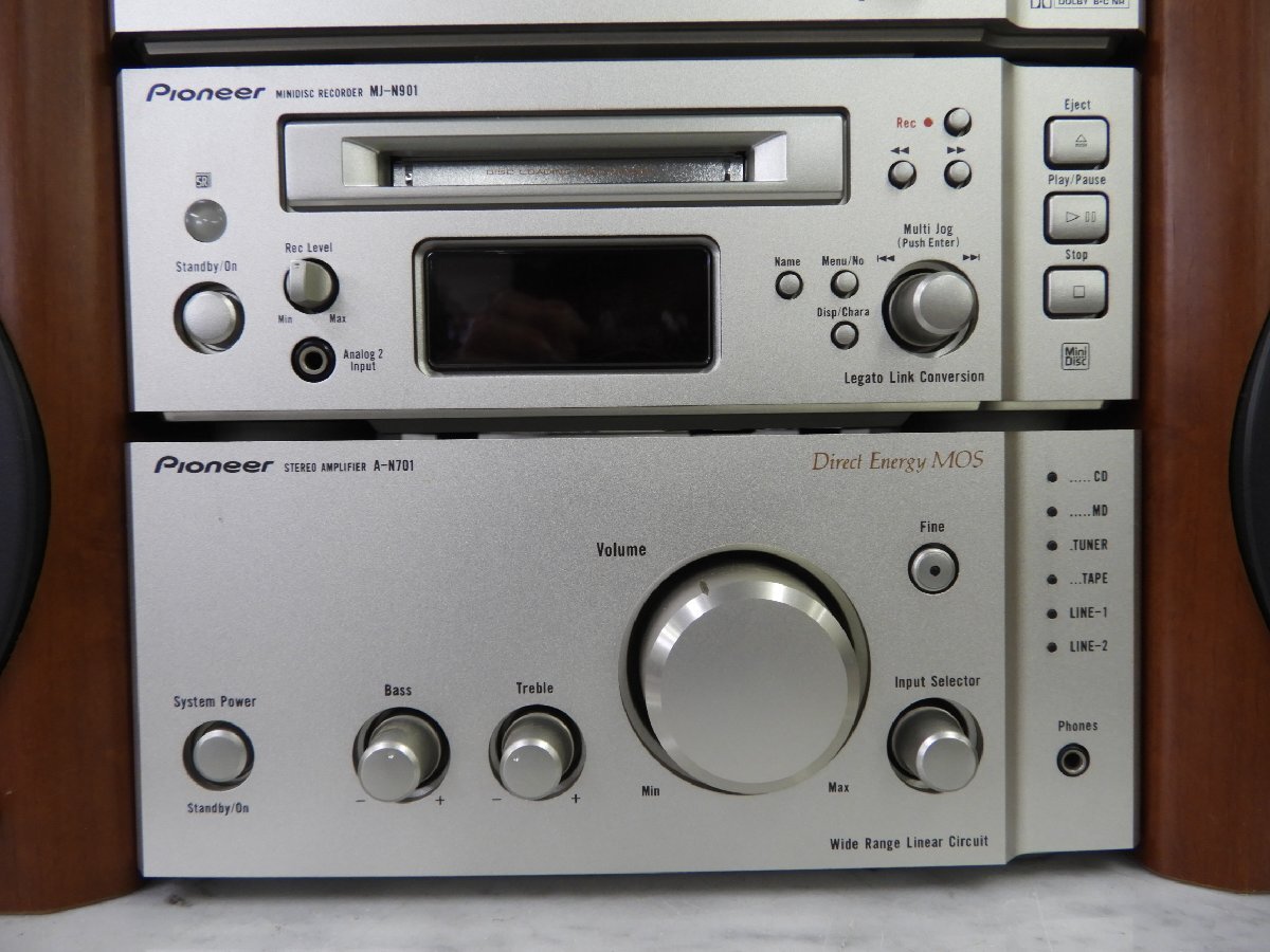 ☆ Pioneer パイオニア PD-N901 / T-N901 / MJ-N901 / A-N701 / S-N901-LR システムコンポ ☆中古☆_画像5