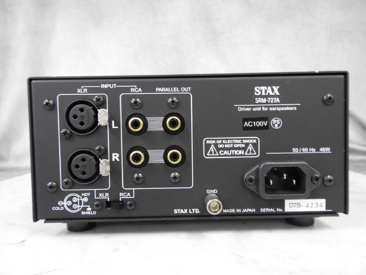 * STAX Stax SRM-727A Driver единица year динамик / наушники усилитель с коробкой * б/у *