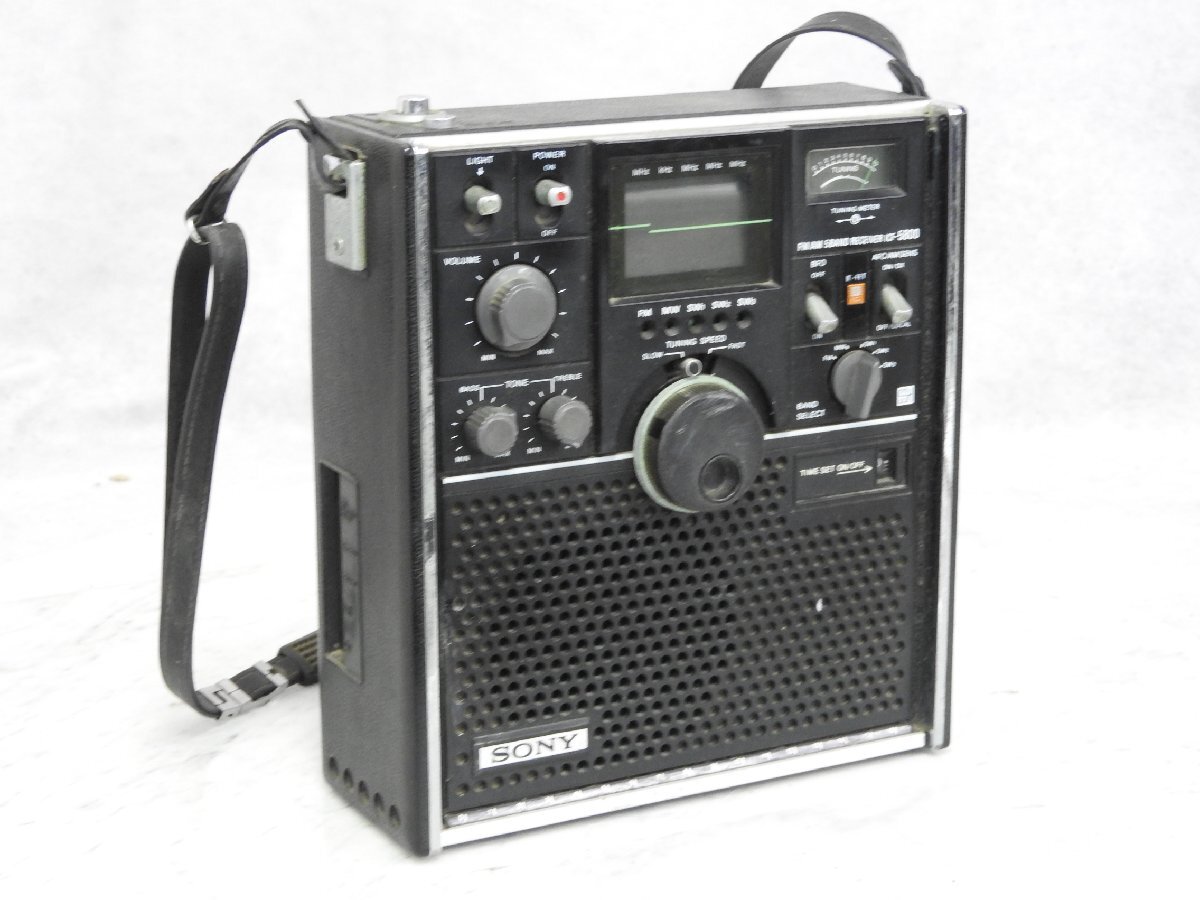*SONY Sony ICF-5800 Sky sensor radio * present condition goods *